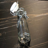 Fiorirà un Giardino, bottiglia in vetro tipo latte con tappo, H23 V500