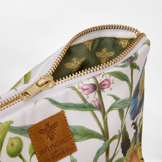 Koustrupco, Trousse con motivo floreale - 100% cotone biologico