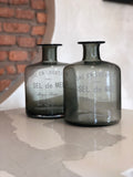 La Fabbrica del Verde, vaso vintage di vetro grigio Sel de Mer, VET250