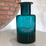 La Fabbrica del Verde, vaso vintage di vetro blu Original Brand, VET251