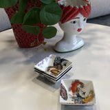 Lamart, coppetta "Carpa Koi" in porcellana Asia, linea Tatoo Age, 10x10 cm