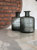 La Fabbrica del Verde, vaso vintage di vetro grigio Sel de Mer, VET250
