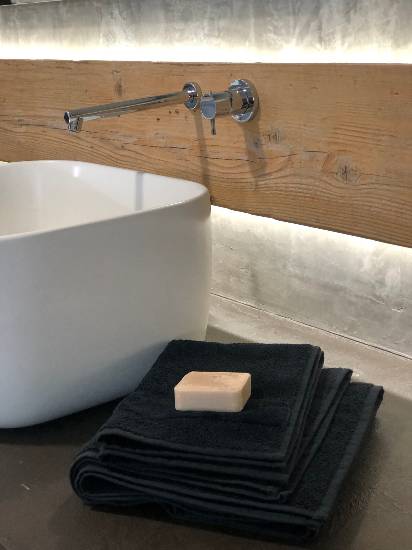 Mirabello Carrara, Coppia 1+1 Fyber nero, cotone, 40x55 - 60x100