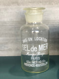 La Fabbrica del Verde, vaso vintage di vetro trasparente Sel de Mer, 2500 ml, VET254
