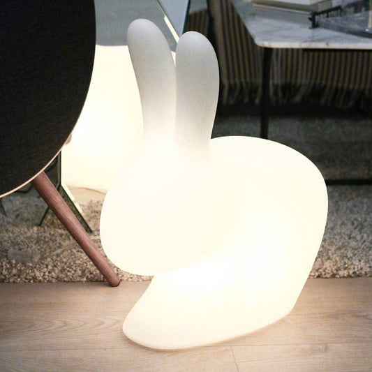 Qeeboo, Rabbit XS Led Bianco, il coniglio che si illumina!