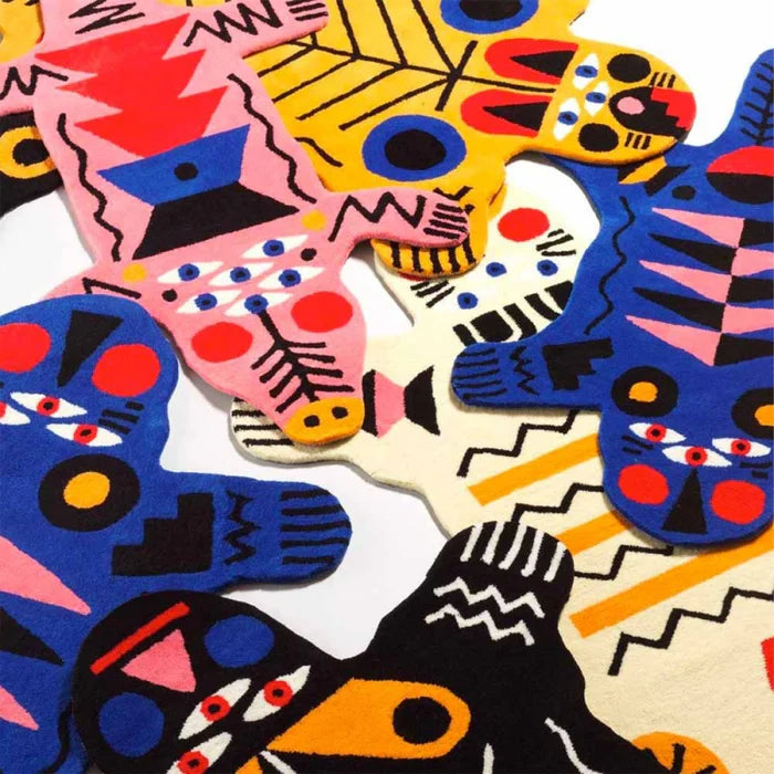 Qeeboo, tappeto Oggian Leo M