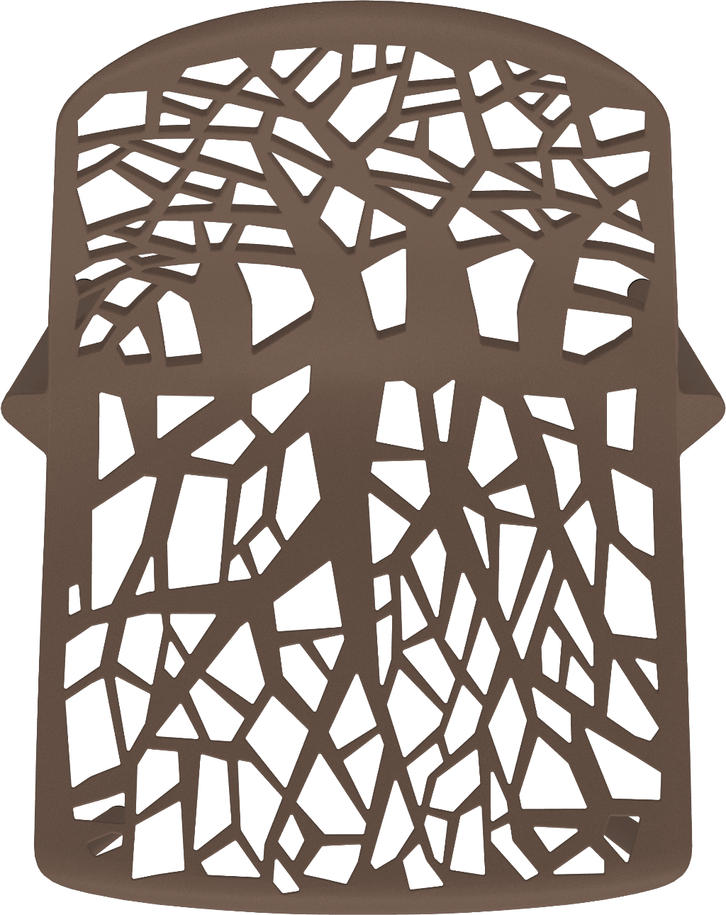 Fast mod. Sedia Forest colore Maracuja in alluminio, con cuscino PTAO Avorio incluso