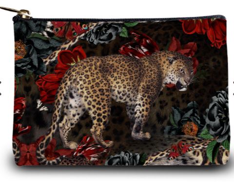 I Love You, Fauve coin purse, fabric, 9.5x14 cm