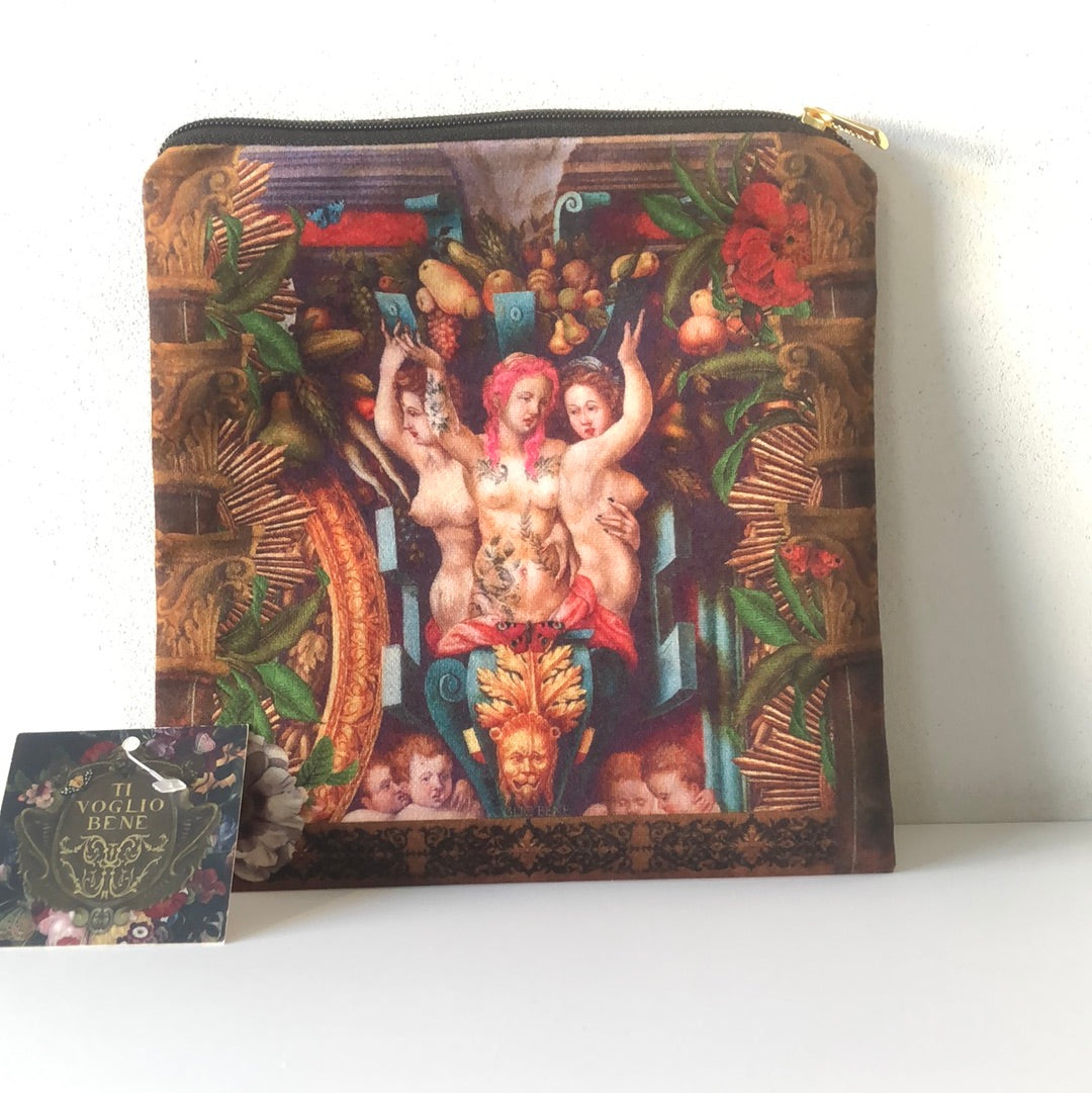 Voglio Bene, pochette/trousse Cosmic Girl, 20x20 cm