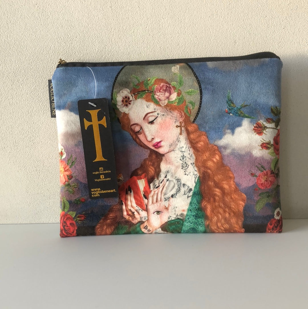 Voglio Bene, pochette/trousse Prie, 17x23 cm