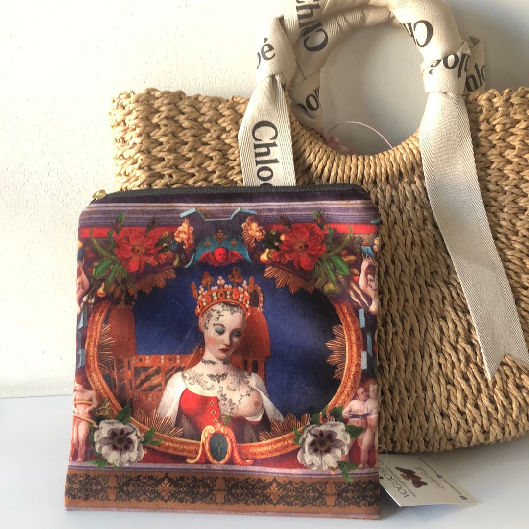 Voglio Bene, pochette/trousse Cosmic Girl, 20x20 cm