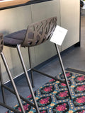 Fast mod. Forest stool col. dark brown aluminum, with Patio Tobacco cushion included