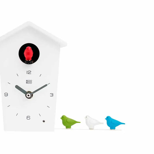 Kookoo, Orologio a cucù bianco BirdHouse mini