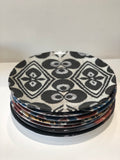 Les-Ottomans, Ikat Porcelain Plate PC134, Bertrando Di Renzo