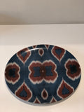 Les-Ottomans, Ikat Porcelain Plate PC76, Bertrando Di Renzo