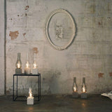 Karman, Lampada da tavolo base cemento naturale, collezione AMARCORD, CT1211GINT, Matteo Ugolini