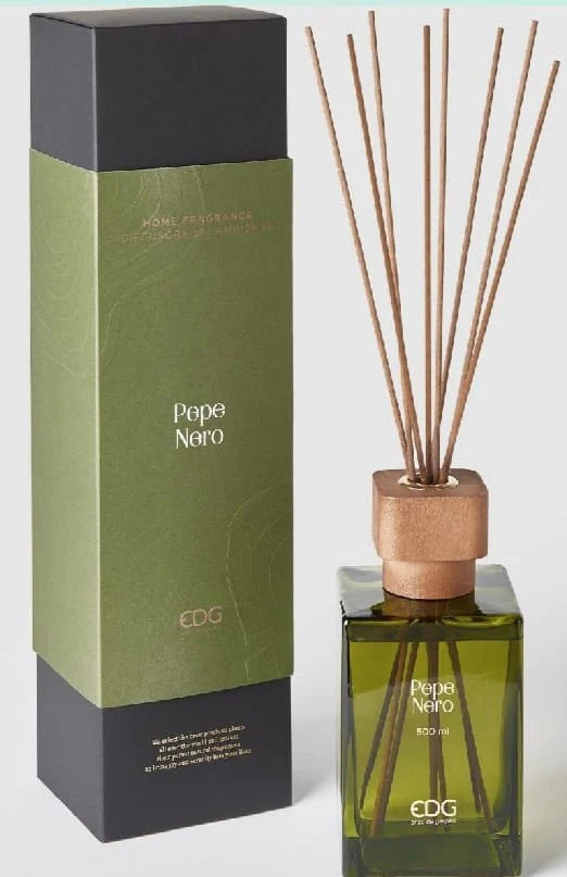 Enzo De Gasperi, profumo d'ambiente con diffusore con tappo in legno 500 ml con bastoncini