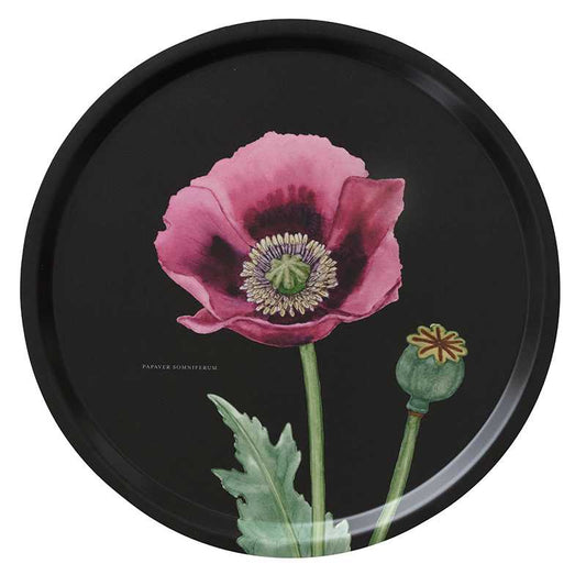 Koustrupco, Vassoio da portata con papavero rosa Monastary Garden, Ø 38 cm