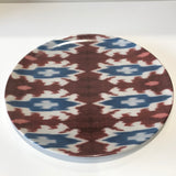Les-Ottomans, Ikat Porcelain Plate PC91, Bertrando Di Renzo