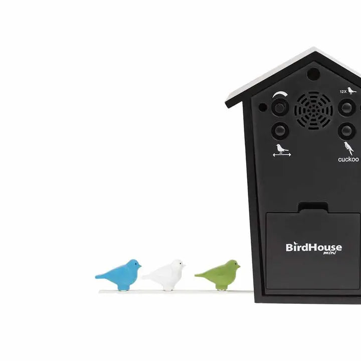 Kookoo, Orologio a cucù nero BirdHouse mini