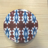 Les-Ottomans, Ikat Porcelain Plate PC91, Bertrando Di Renzo
