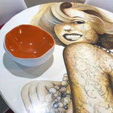 Elite To Be ciotola in ceramica mod. Rainbow 29 x 29 x 11 cm bianco/arancio