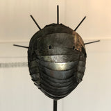 Paolo Fiorellini, "Corona" mask, Ecce Homo, aluminum and jute cloth, 30x180