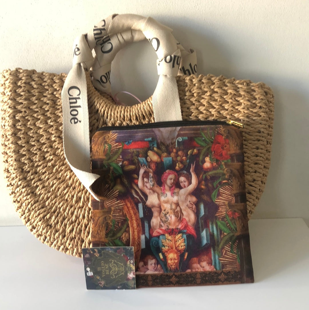 Voglio Bene, pochette/trousse Cosmic Girl, 20x20 cm