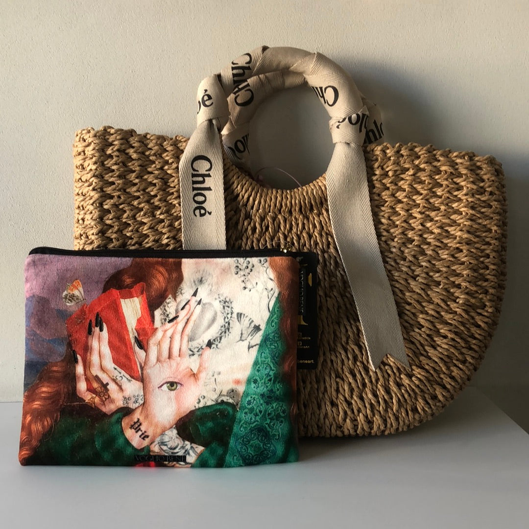 Voglio Bene, pochette/trousse Prie, 17x23 cm