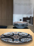 Les-Ottomans, Ikat Porcelain Plate PC89, Bertrando Di Renzo