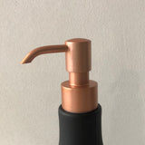 Geelli, Regina Dispenser 250 ml with chromed pump in sand color gel, designer Monica Graffeo, GRB-250-C21