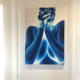 Dorta Raffaella, quadro "Blu Passivo", olio su tela, 70x100