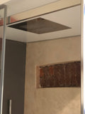Glass 1989, cabina Noor Steam S ad angolo, modulo per spazio hammam, 140x100 cm