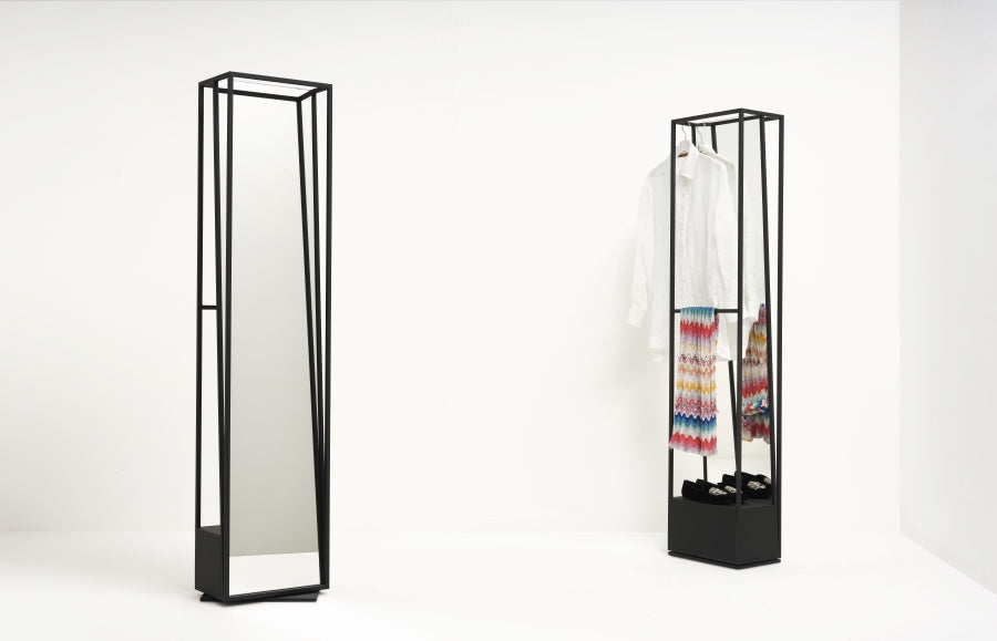 Minottiitalia, Specchio girevole Cage metallo antracite