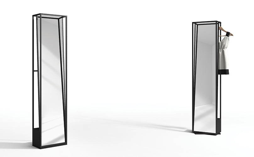 Minottiitalia, Specchio girevole Cage metallo antracite