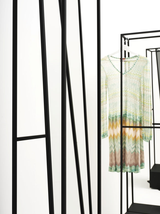 Minottiitalia, Specchio girevole Cage metallo antracite