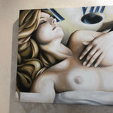 Dorta Raffaella, painting "Feminine Time", oil on canvas, 80x50