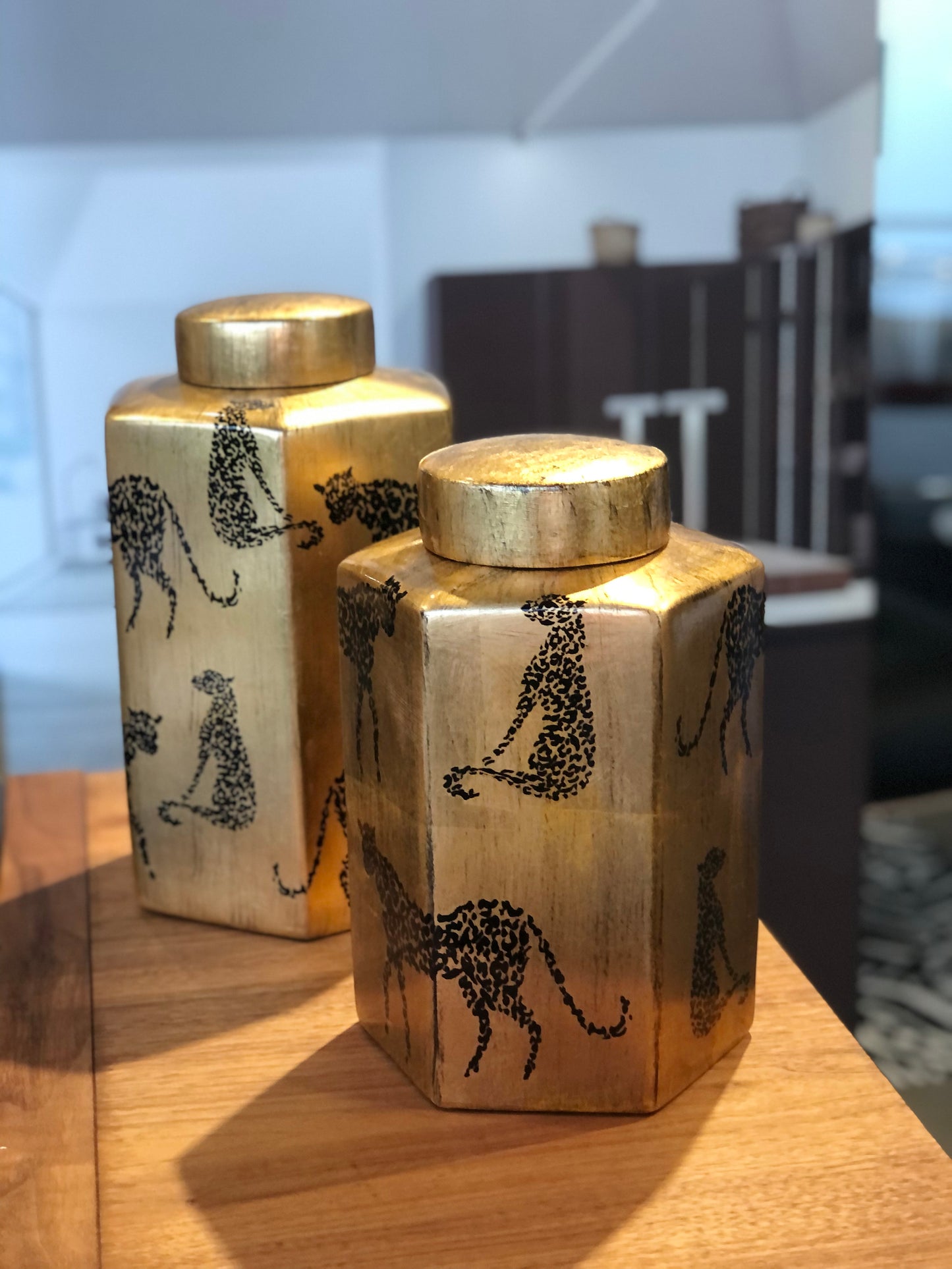 Abhika, vaso Wild L oro, h34x20x19 cm