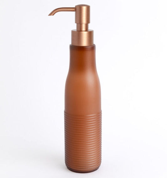 Geelli, Principe glass in sand color gel, designer Monica Graffeo, GRB-PRI-C21