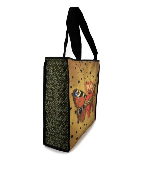 Voglio Bene, borsa shopping Farfalla sacra, 44x44 cm