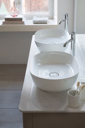 Duravit, Vero washbasin, countertop basin, 600x470 cm, glossy white ceramic, 235260