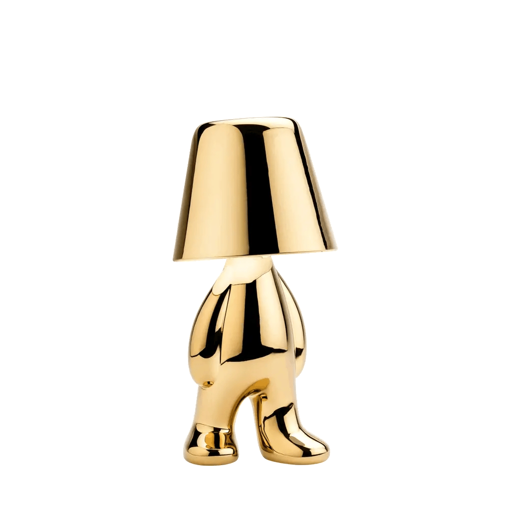Qeeboo, lampada da tavolo Golden Brothers Tom oro
