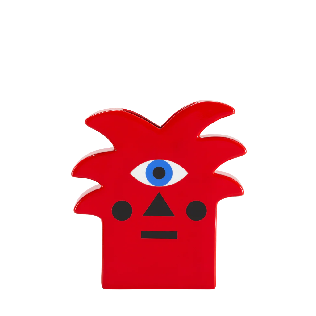 Qeeboo, Vaso Red Palm di Marco Oggian | Ceramica Design a Busto Arsizio Varese – Crespi 1977