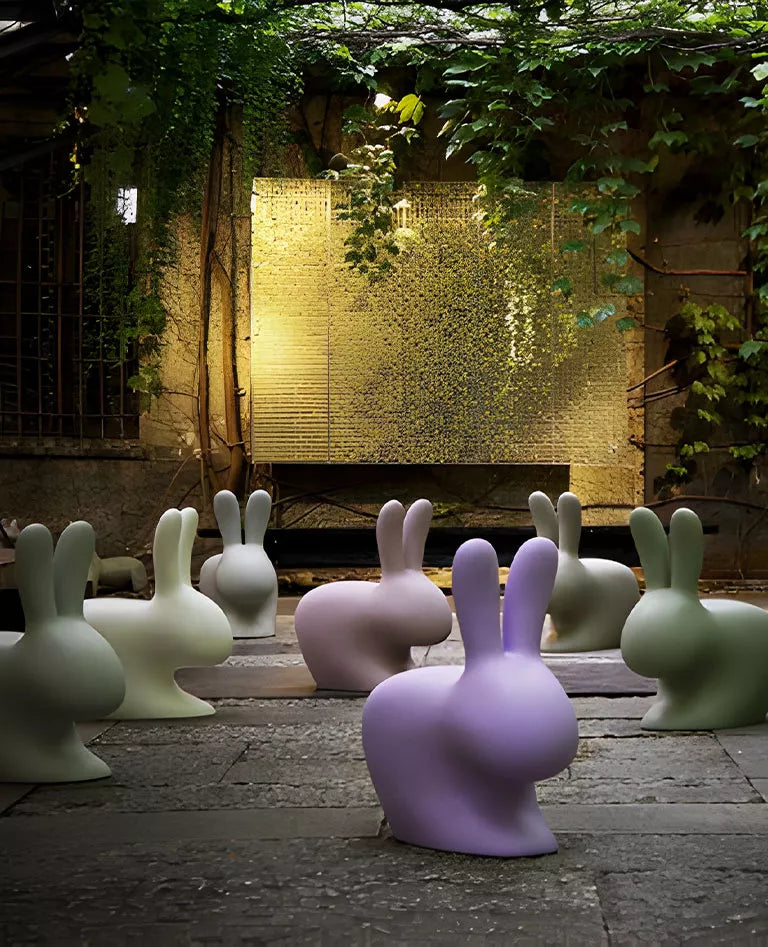 Qeeboo, sedia Rabbit per bambini Violet