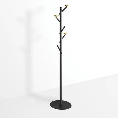 Minottiitalia, Appendiabiti da terra Bird Watch nero con uccellini ottone lucido