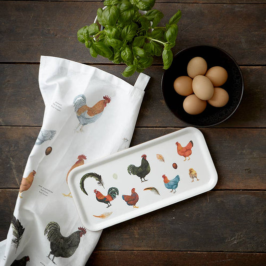 Koustrupco, Canovaccio in cotone biologico 100% con galline danesi - prodotto in Europa
