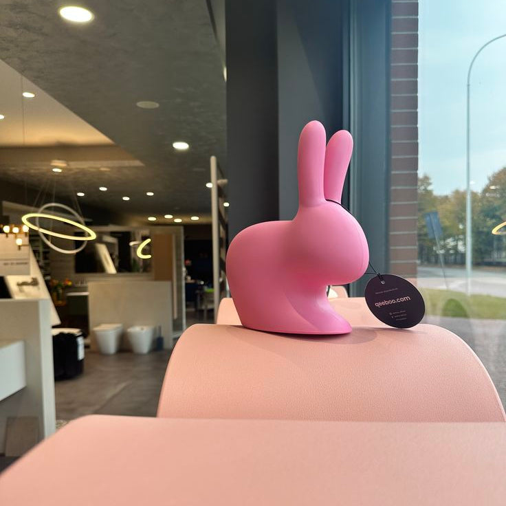 Qeeboo, Rabbit XS Doorstopper Bright Pink