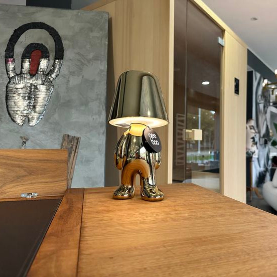 Qeeboo, lampada da tavolo Golden Brothers Tom oro