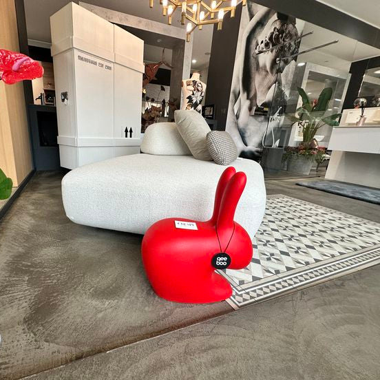 Qeeboo, sedia Rabbit per bambini Red