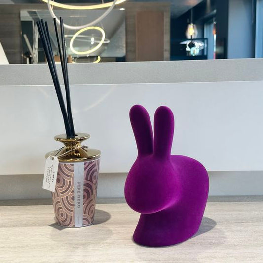 Qeeboo, Rabbit Xs Bookend Velvet Purple
